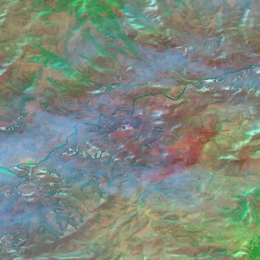 Camel Hump Fire (Oregon) — Sentinel-2 SWIR (fuego)