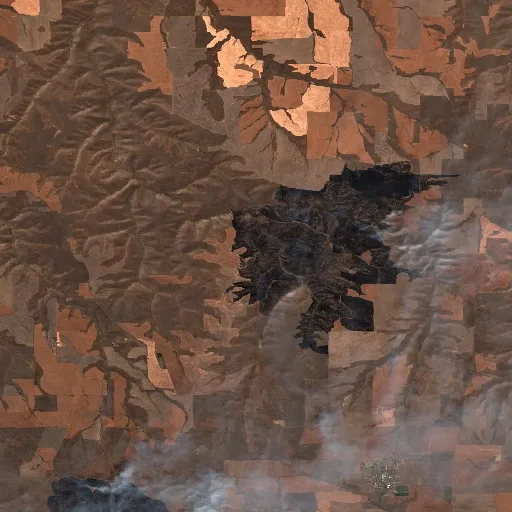 Hopkin Fire (Oregon) — Sentinel-2 true color