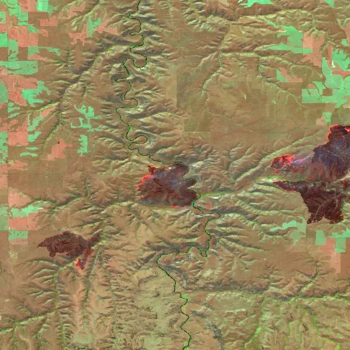 0462 Fire (OR) — Sentinel-2 SWIR (fuego)