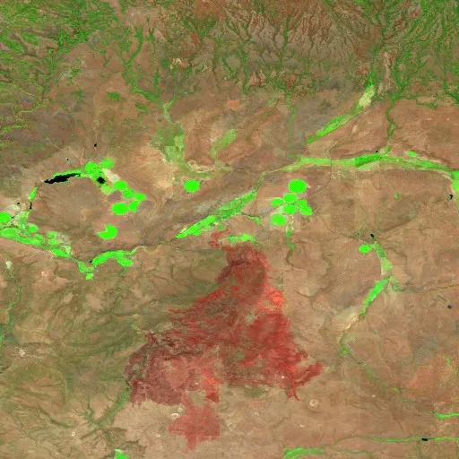Henry Fire (Oregon) — Sentinel-2 SWIR (fuego)