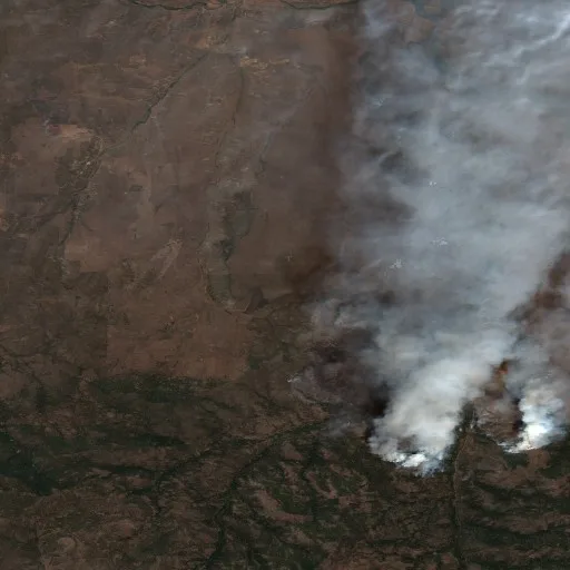 Incendio 0500 COYOTE (OR) — Sentinel-2 true color