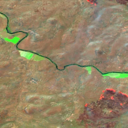 0501 PAT'S CABIN Fire (Oregon) — Sentinel-2 SWIR (fuego)