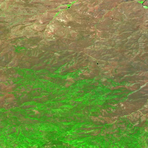 Incendio 0512 BOX SPRINGS (OR) — Sentinel-2 SWIR (fuego)