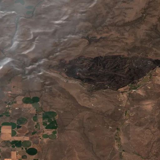 Ten Mile Fire (Oregon) — Sentinel-2 true color