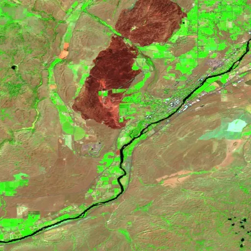 Incendio B And O (WA) — Sentinel-2 SWIR (fuego)