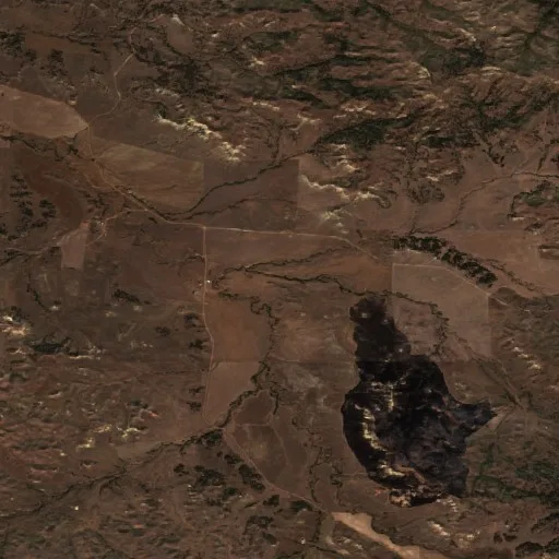Incendio Beaver Creek (Montana) — Sentinel-2 true color