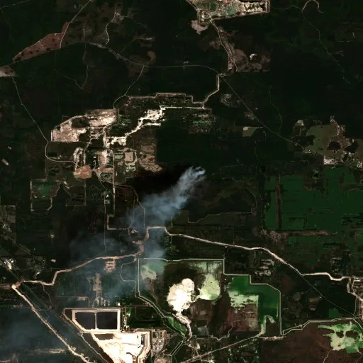 Bee Haven (2) (24-06) Fire, Jasper, Florida — Sentinel-2 true color