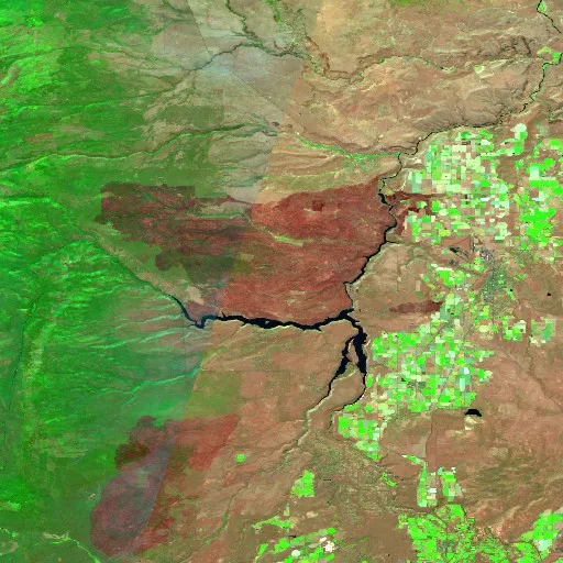 Bench Fire (Oregon) — Sentinel-2 SWIR (fuego)