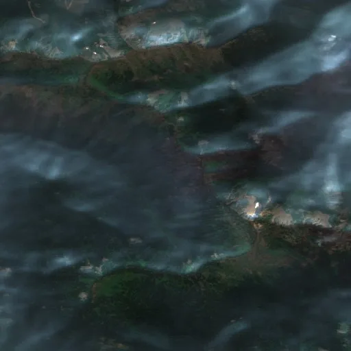 Big Burn Creek Fire — Sentinel-2 true color