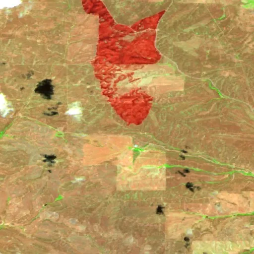 Incendio Big Gulch (CO) — Sentinel-2 SWIR (fuego)