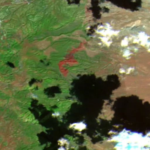 Big Mountain Fire (Utah) — Sentinel-2 SWIR (fuego)