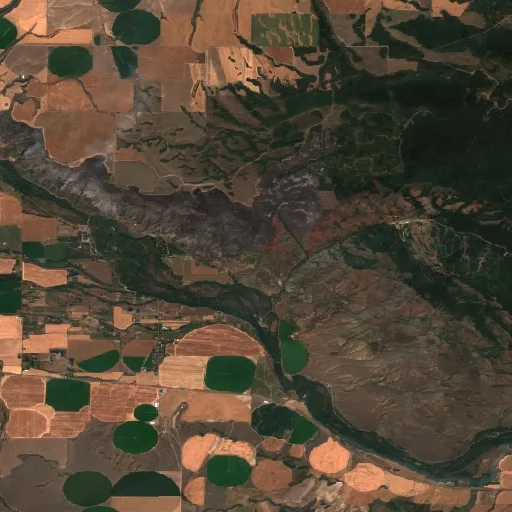 Big Rock Fire (ID) — Sentinel-2 true color