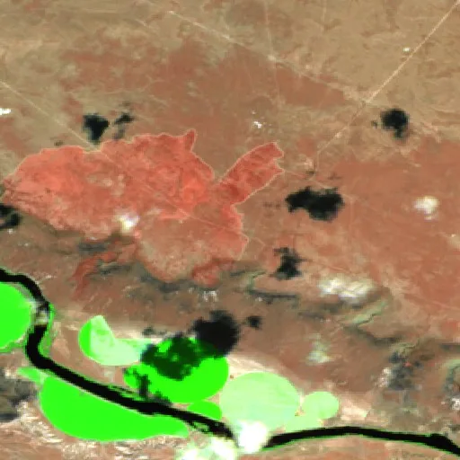 Incendio Bigfoot (Idaho) — Sentinel-2 SWIR (fuego)