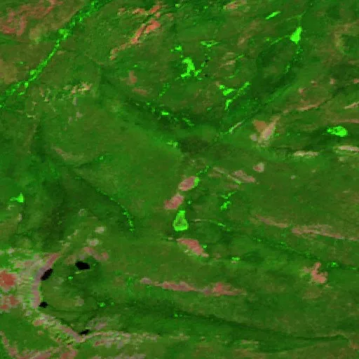 Bobcat Lakes Fire (MT) — Sentinel-2 SWIR (fuego)