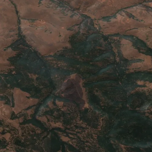 Bradley Flats Fire (Oregon) — Sentinel-2 true color