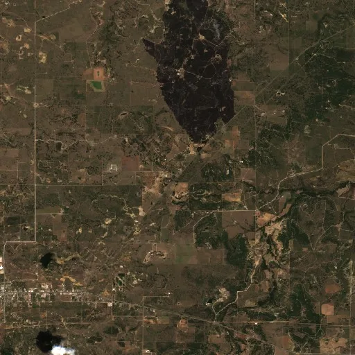 Bufford Creek Fire (Texas) — Sentinel-2 true color