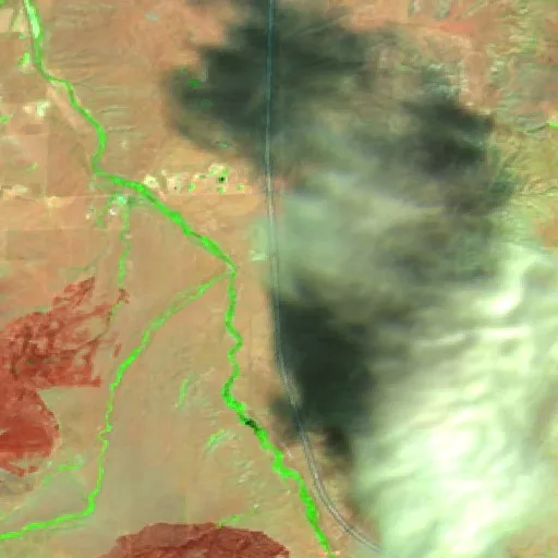 Bug Fire (CA) — Sentinel-2 SWIR (fuego)