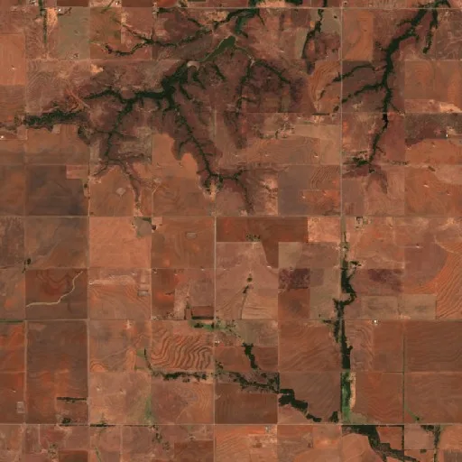 Calvary Creek Fire (Oklahoma) — Sentinel-2 true color