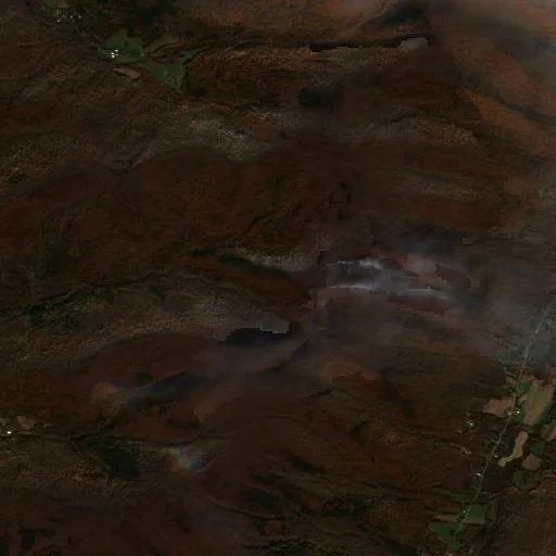 Cherry Plain Fire, Berlin, New York — Sentinel-2 true color