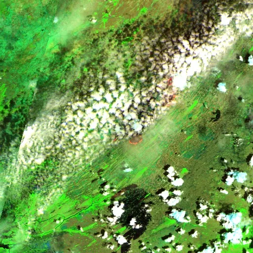 Incendio Chipmunk (Florida) — Sentinel-2 SWIR (fuego)