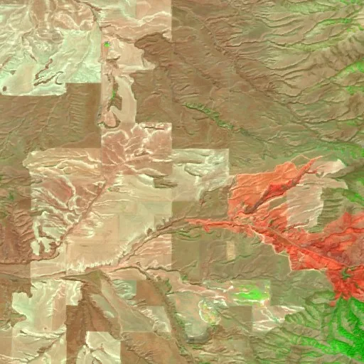 Incendio Coldwater (Idaho) — Sentinel-2 SWIR (fuego)
