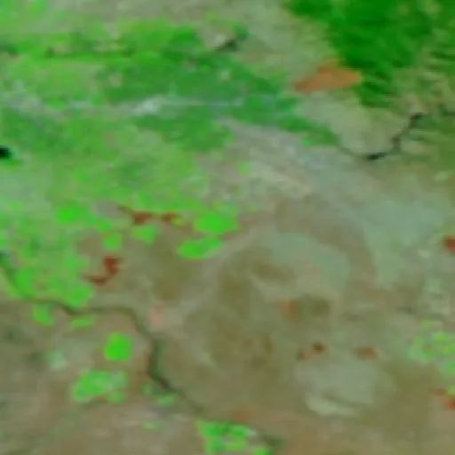 Cole Fire (Idaho) — NASA satellite