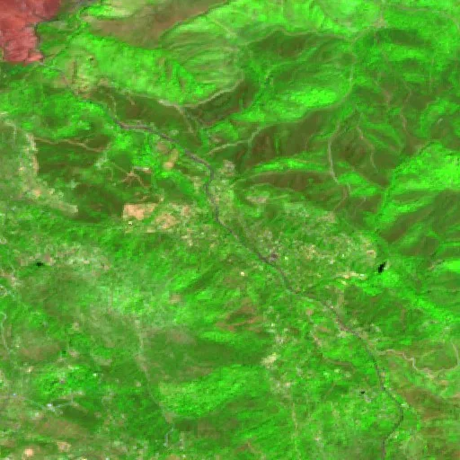 Incendio Colorado (California) — Sentinel-2 SWIR (fuego)