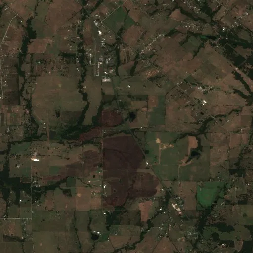 Corky Fire (Texas) — Sentinel-2 true color
