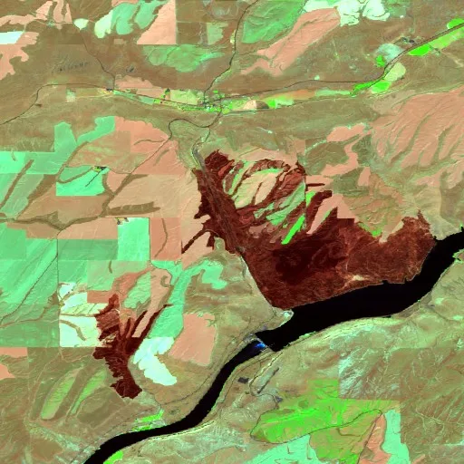 Incendio DEVIL'S CANYON (WA) — Sentinel-2 SWIR (fuego)