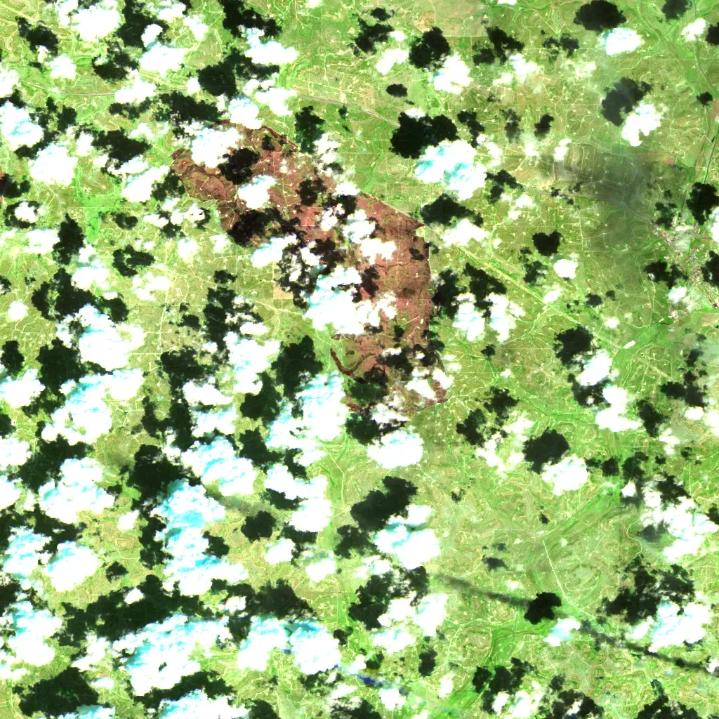 Dry River Fire (Texas) — Sentinel-2 SWIR (fuego)