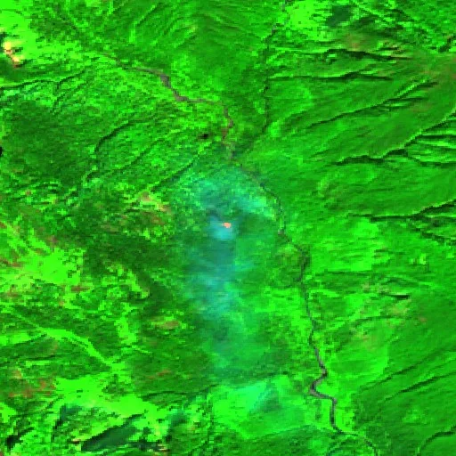 Electric Fire (Washington) — Sentinel-2 SWIR (fuego)