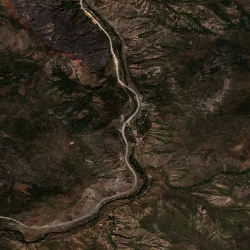 Floriston Fire (California) — Sentinel-2 true color