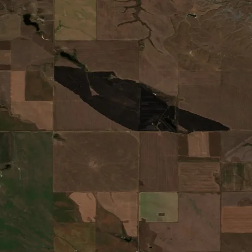 Four Corner Fire, Hayes, South Dakota — Sentinel-2 true color