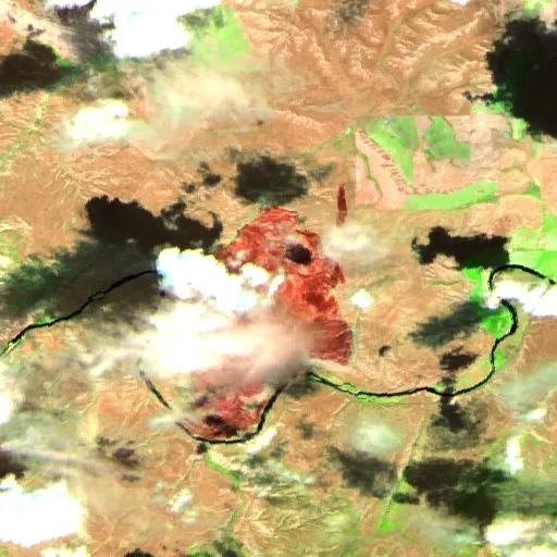 Fuhr Gulch Fire (CO) — Sentinel-2 SWIR (fuego)
