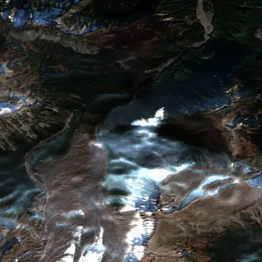 Garda Falls Fire (Washington) — Sentinel-2 true color