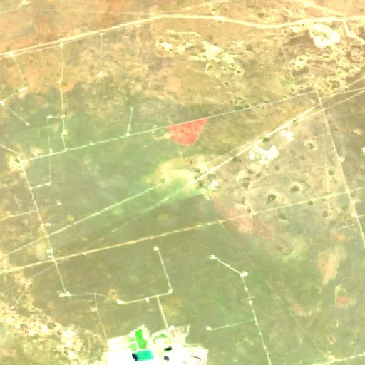 Glenwood Fire (Texas) — Sentinel-2 SWIR (fuego)