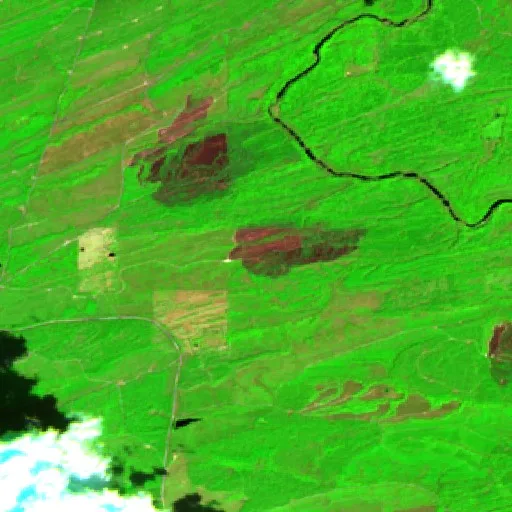Glover Fire (Oklahoma) — Sentinel-2 SWIR (fuego)