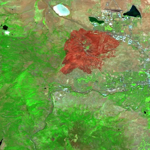 Hawk Fire (Nevada) — Sentinel-2 SWIR (fuego)