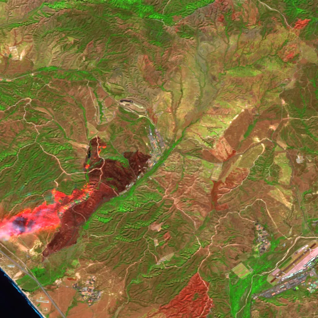 Cgdpal Map Henderson Fire, Camp Pendleton, California — Map & Containment