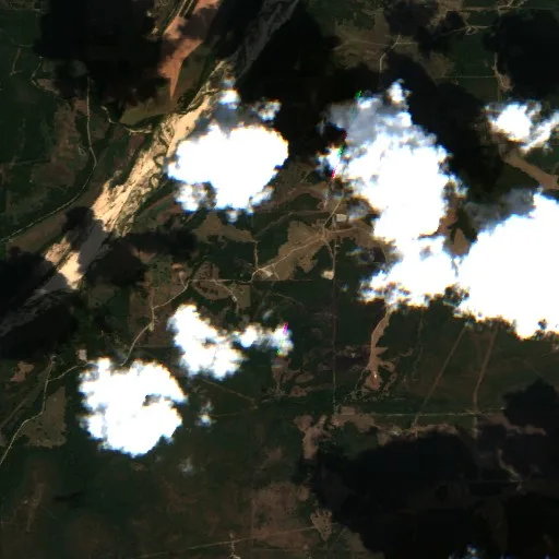Incendio High Fence (Oklahoma) — Sentinel-2 true color