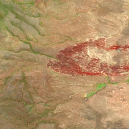Incendio HOPPER (Idaho) — Sentinel-2 SWIR (fuego)