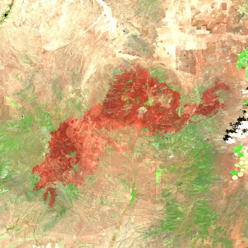 Iron Fire (UT) — Sentinel-2 SWIR (fuego)