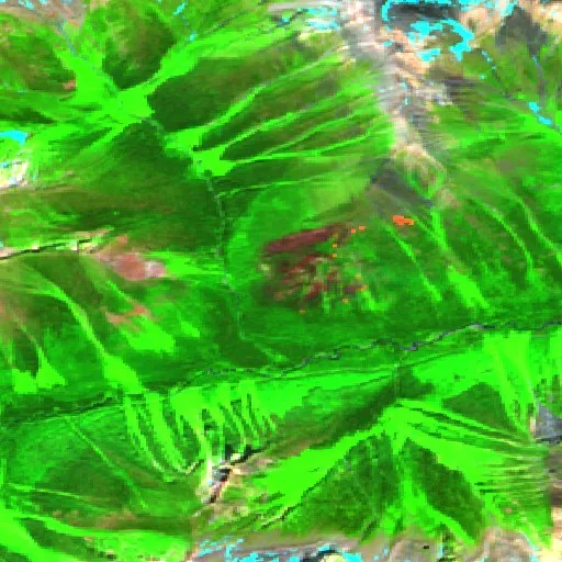 Jumbo Creek Fire — Sentinel-2 SWIR (fuego)