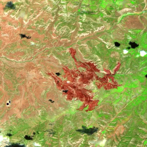 Keystone Fire (CO) — Sentinel-2 SWIR (fuego)