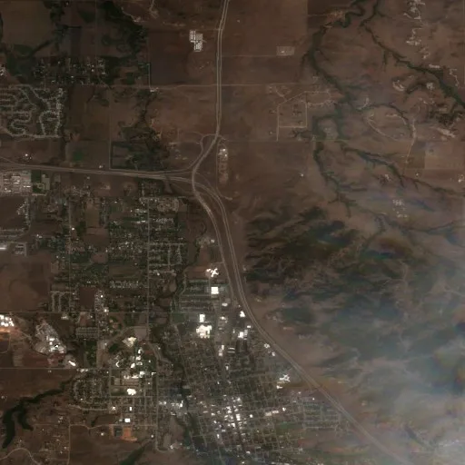 Lookout Fire (South Dakota) — Sentinel-2 true color