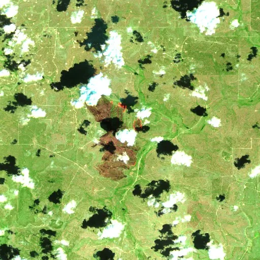 Mckee Draw Fire (Texas) — Sentinel-2 SWIR (fuego)