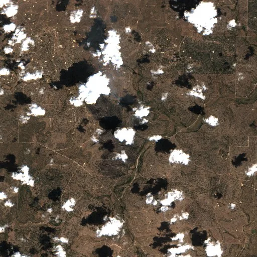 Mckee Draw Fire (Texas) — Sentinel-2 true color