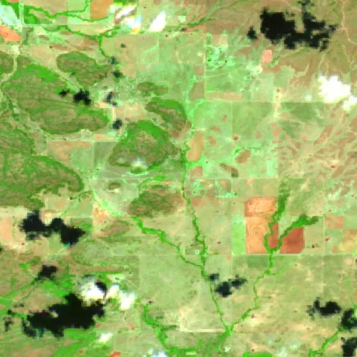 Meers Fire (Oklahoma) — Sentinel-2 SWIR (fuego)
