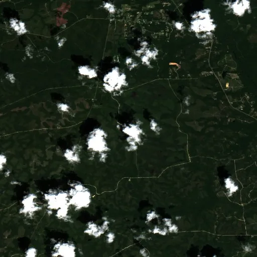 Mill Pond Fire (Florida) — Sentinel-2 true color