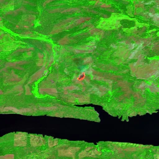 Modrite Fire (WA) — Sentinel-2 SWIR (fuego)